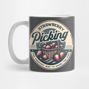 Strawberry Picking Mug